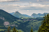 Landscape around Bad Hindelang in Bavaria, Germany