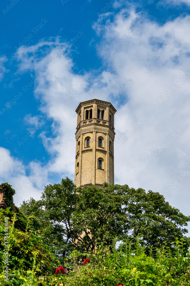 old water tower in berlin, prenzlauer berg, germany