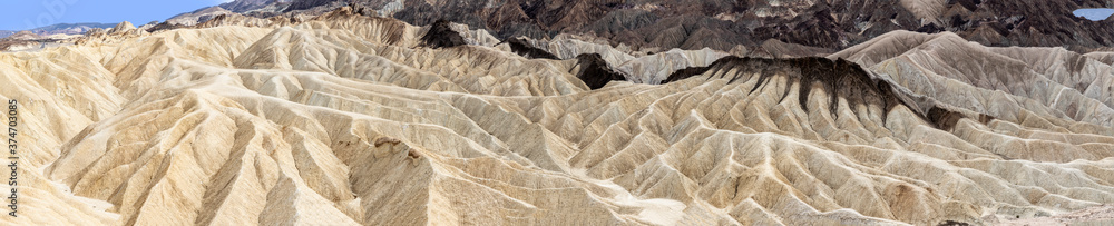 zabriskie point in the death valley zabriskie point in the death valley