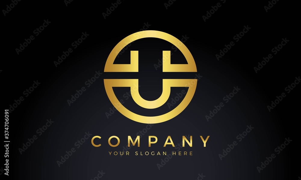 Obraz premium Initial Letter U Logo With Creative Modern Business Typography Vector Template. Creative Abstract Letter U Logo Design