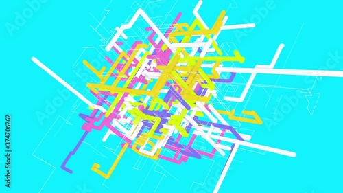 cornerlines abstract design background_col