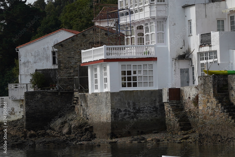 Redes, beautiful fishing village of Galicia,Spain