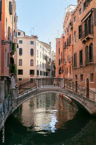 A Bridge in the Streets of Venice