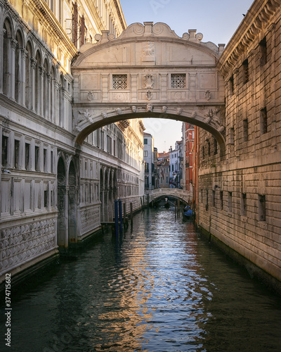 Empty Canal under Lockdown, Venice © TBora