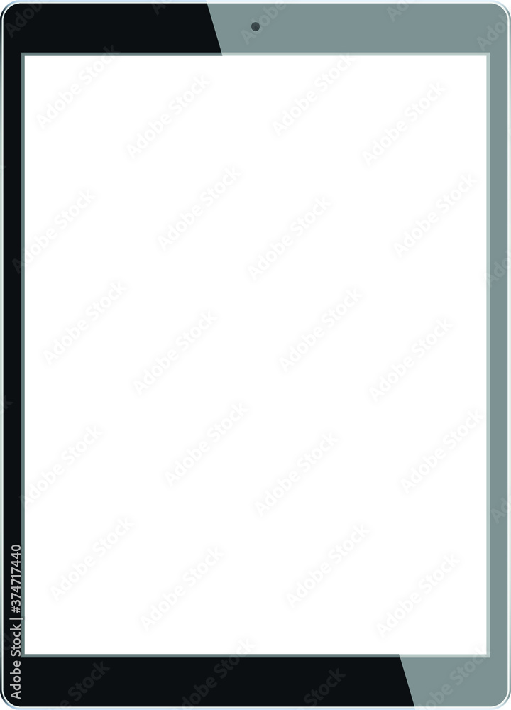 Modern Realistic Design Digital Tablet with Blank Screen Modern Realistic Design Digital Tablet with Blank Screen