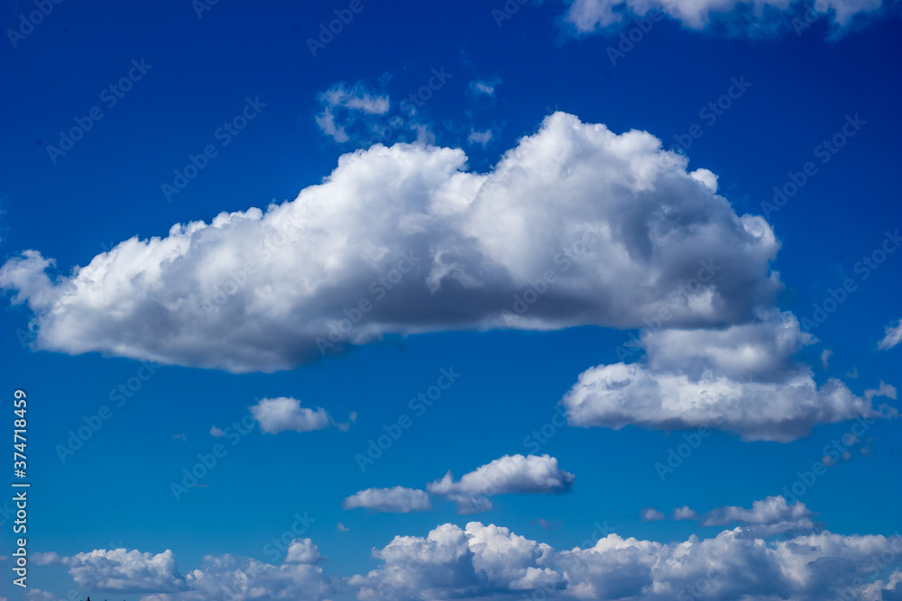 Obraz premium blue sky with clouds