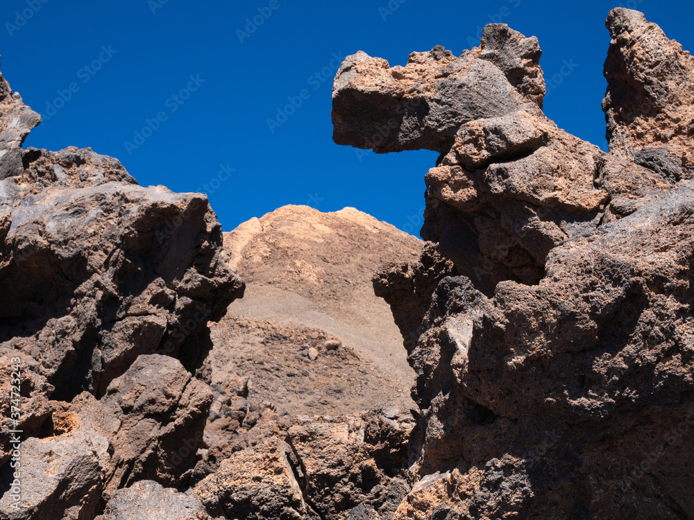 Rocks volcano Teide national park Tenerife Rocks volcano Teide national park Tenerife
