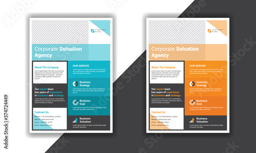 Flyer design in A4	size.