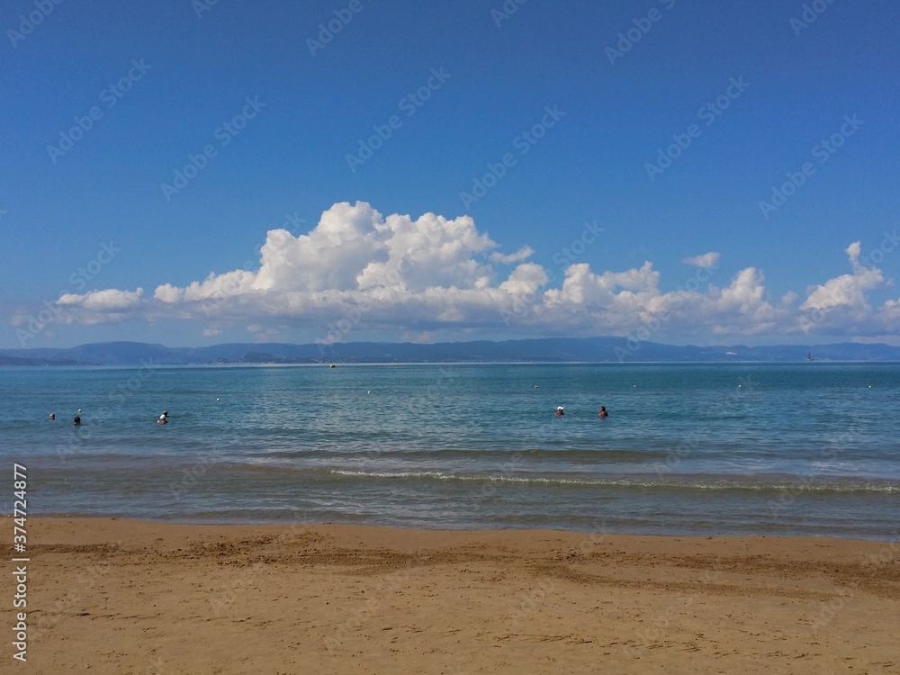 beach and sea