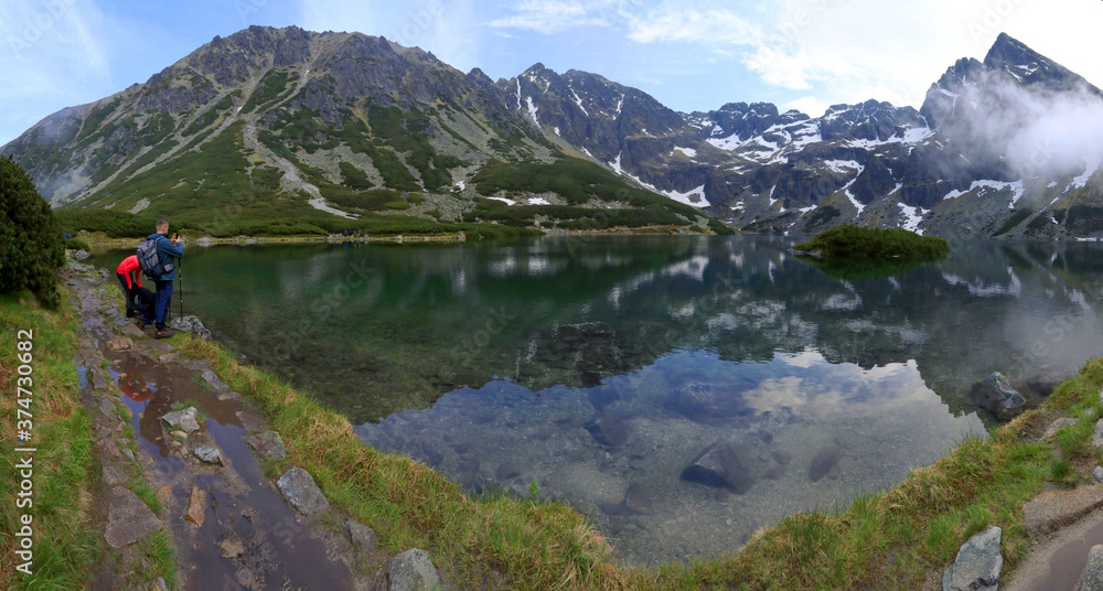 Panorama of Gasienicowa Valley, Tatra Mountains, Poland