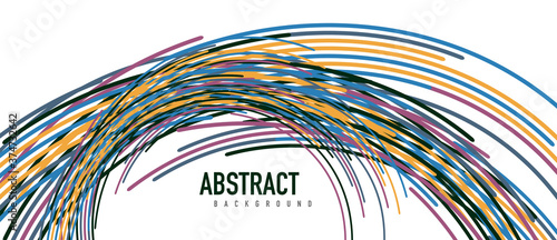 Аbstract moving colorful lines vector backgrounds for cover, placard, poster, banner or flyer