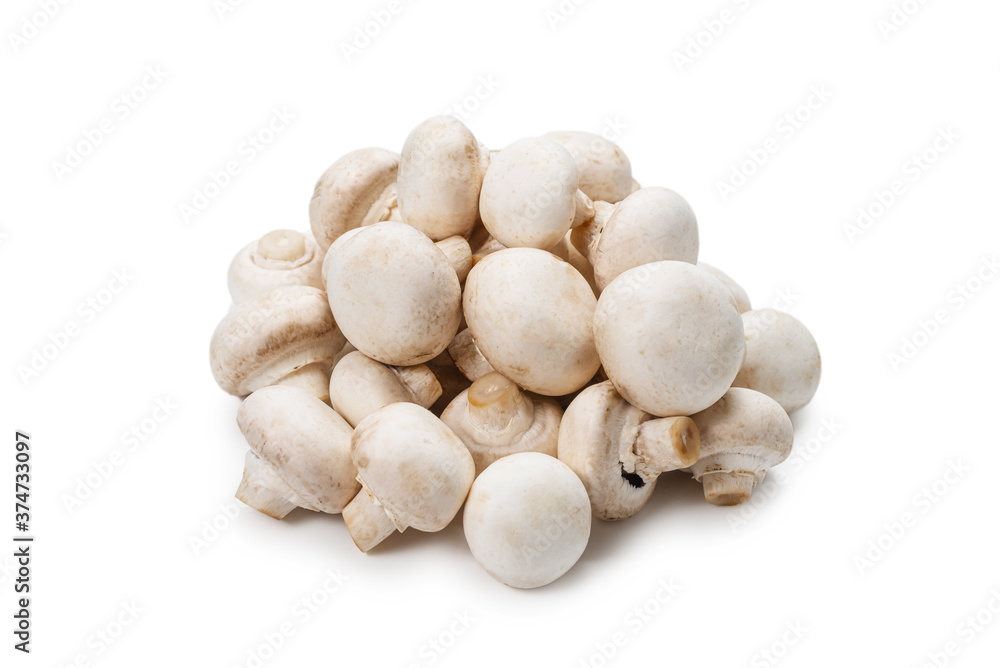 Champignon mushroom isolated on white background. Champignon mushroom isolated on white background.