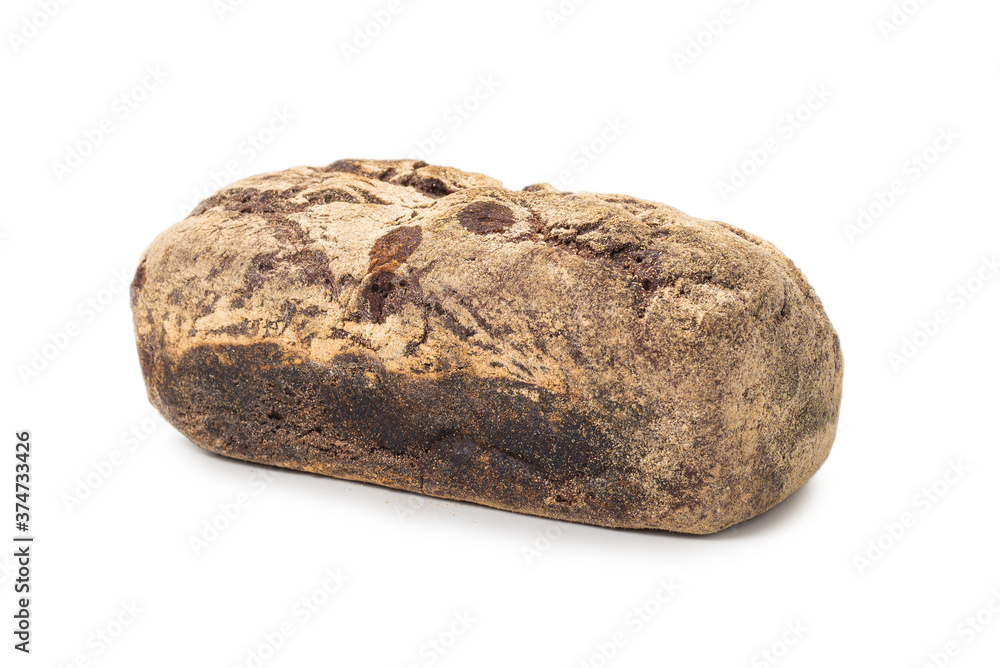 Brown bread isolated on white background. Brown bread isolated on white background.