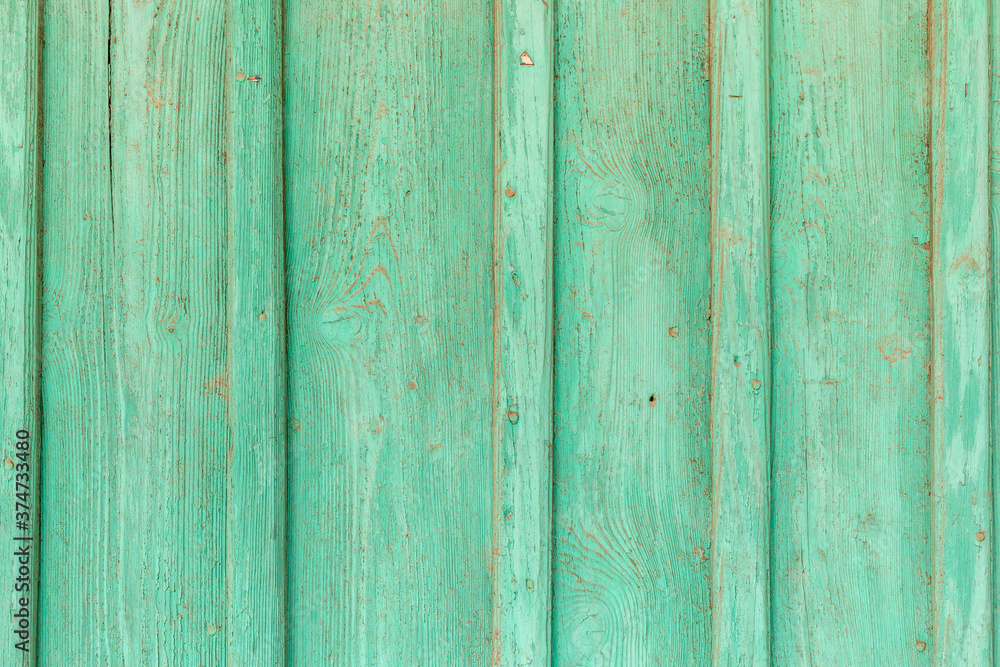 The old green wood texture with natural patterns The old green wood texture with natural patterns