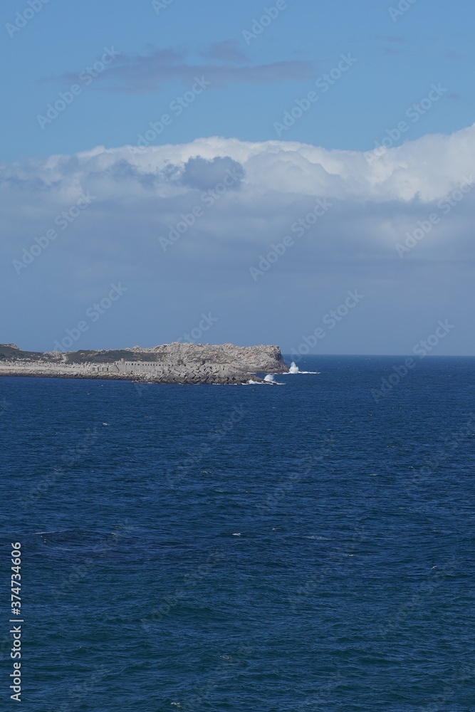 Coastal landscape in San Cibrao San Ciprian. Galicia, Spain Coastal landscape in San Cibrao San Ciprian. Galicia, Spain