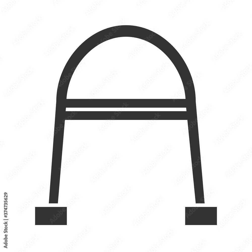 walker support for disabled people, world disability day, silhouette icon design walker support for disabled people, world disability day, silhouette icon design