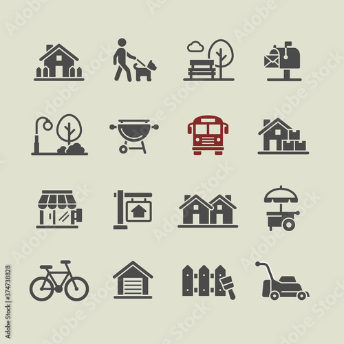 Real Estate and Homes icons