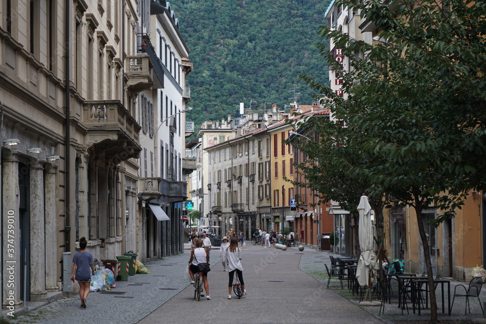 Street in Como