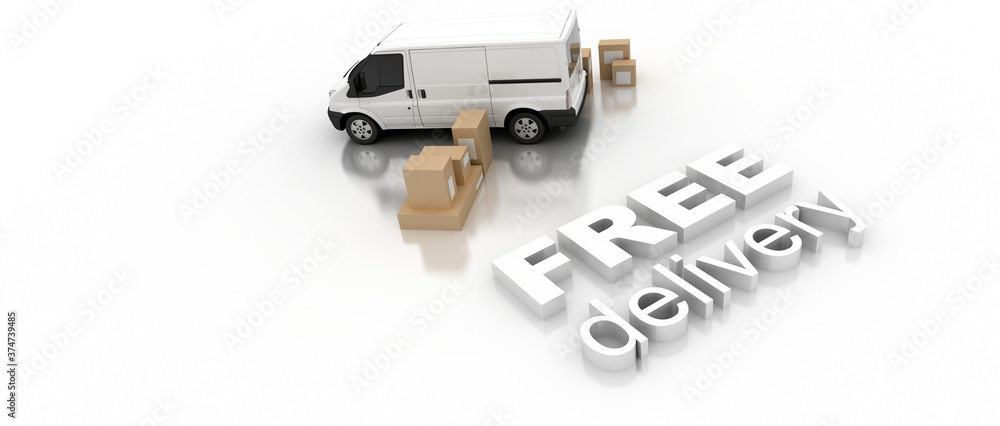 Logistics industry conceptual image, original 3d rendering and models Logistics industry conceptual image, original 3d rendering and models