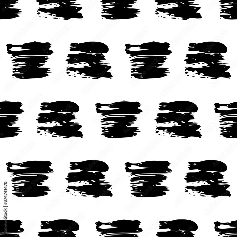 Seamless Pattern with hand drawn scribble smears Seamless Pattern with hand drawn scribble smears