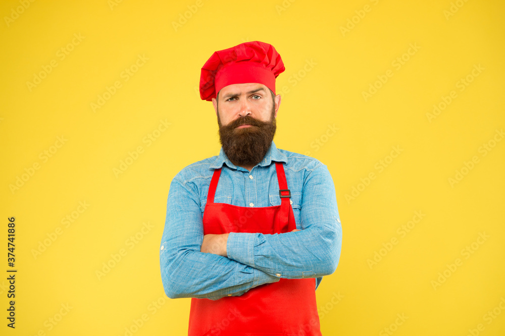 your special event. brutal male cook in hat and apron. professional man cooking. restaurant cuisine and culinary. catering business company. welcome to our cafe. time for lunch. serious bearded chef your special event. brutal male cook in hat and apron. professional man cooking. restaurant cuisine and culinary. catering business company. welcome to our cafe. time for lunch. serious bearded chef