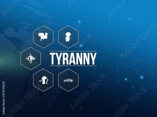 Billede på lærred tyranny