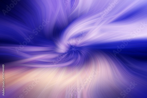 Abstract twisted light fibers effect blurred background,