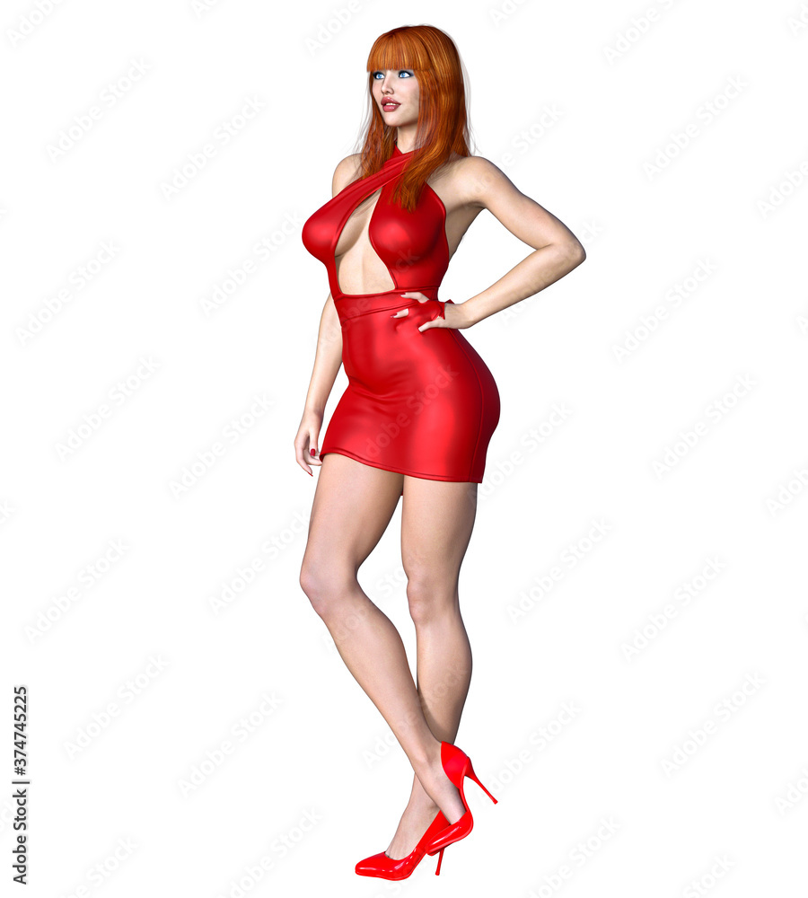 Beautiful woman in short mini dress. Beautiful woman in short mini dress.