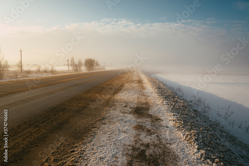 road in winter