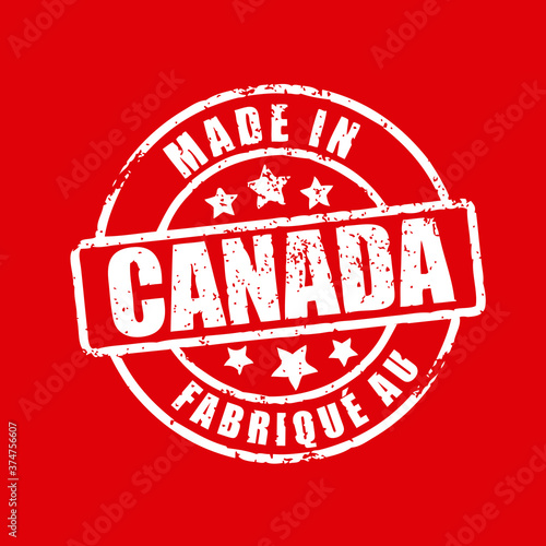 Fabriqué au/Made in Canada (vector)