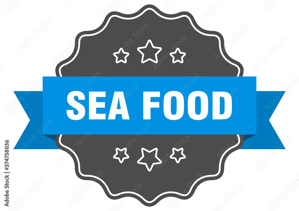 sea food label. sea food isolated seal. sticker. sign sea food label. sea food isolated seal. sticker. sign