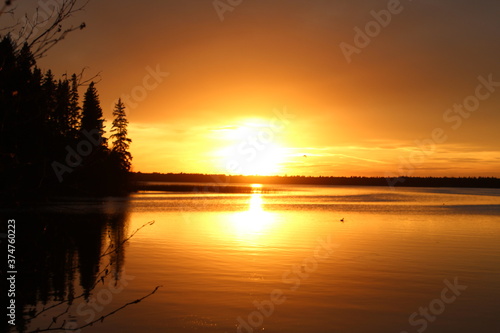 Sun Going Down, Elk Island National Park, Alberta © Michael Mamoon