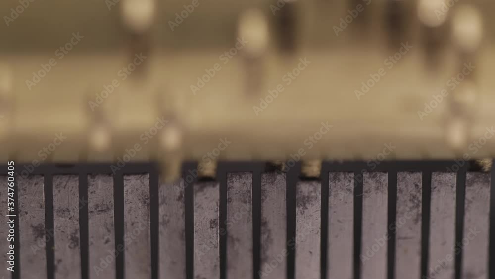 small music box mechanism rotating macro slow motion 4k small music box mechanism rotating macro slow motion 4k