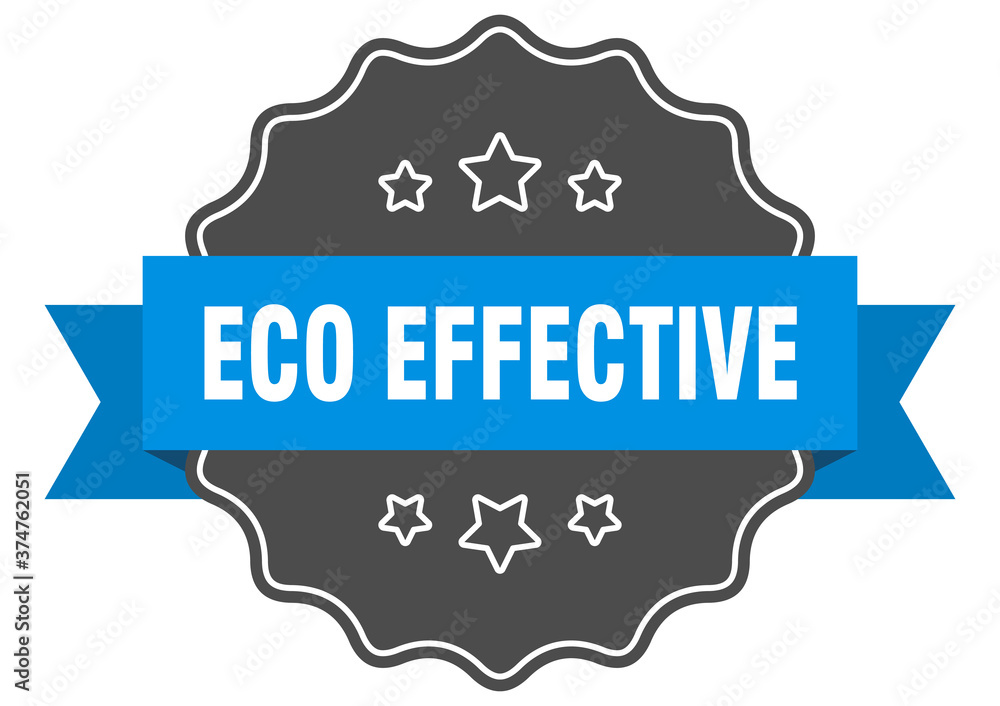 eco effective label. eco effective isolated seal. sticker. sign