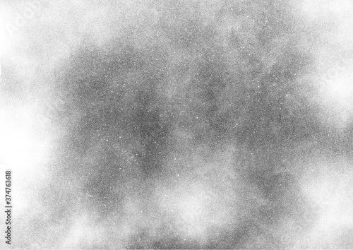 Vintage subtle grit black and white texture. Abstract splattered background for overlay.