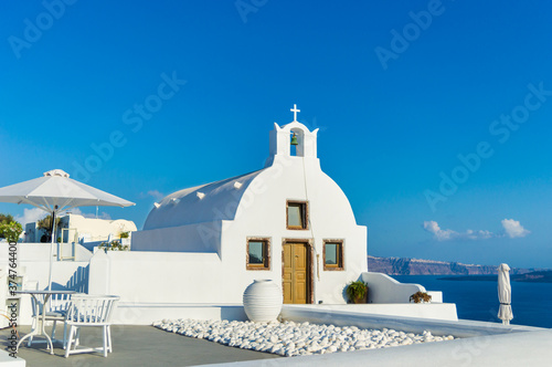 church in santorini island Greece