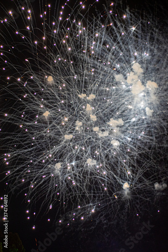 fireworks in the night sky © Natalie