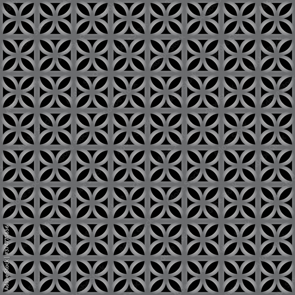 Oval tile seamless repeat pattern background Oval tile seamless repeat pattern background