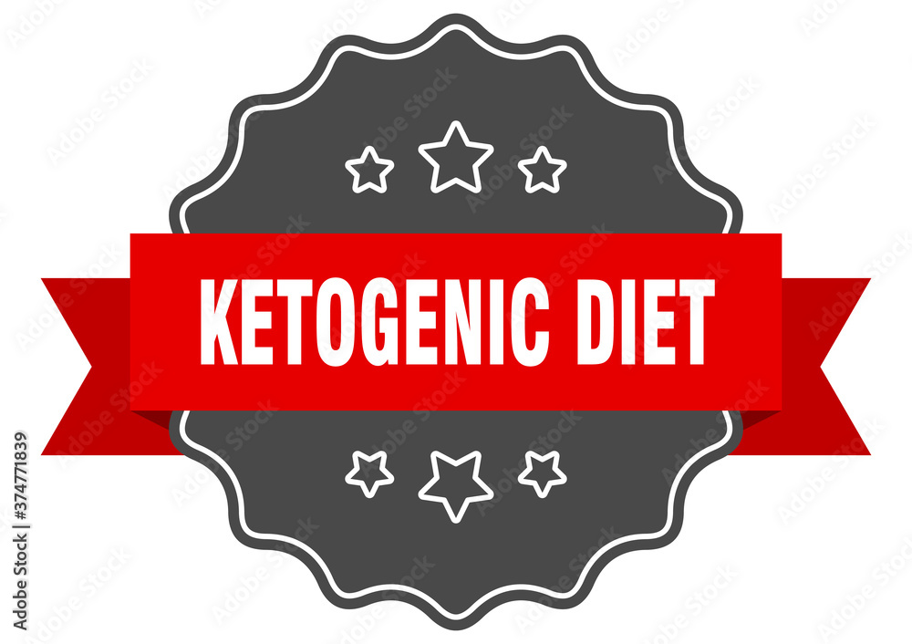 ketogenic diet label. ketogenic diet isolated seal. sticker. sign