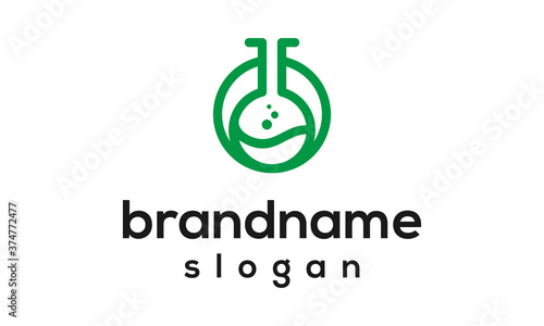 Lab logo design vector © NicBrand