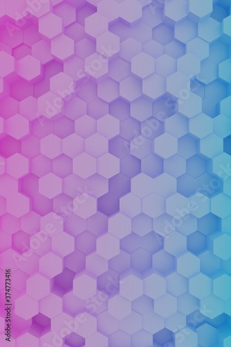 Cool Hexagon Pattern Wallpaper Vertical 