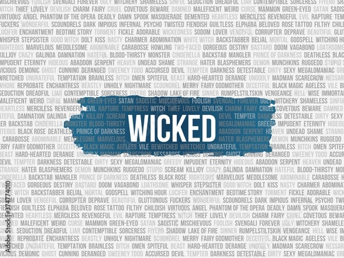 Canvas Print wicked