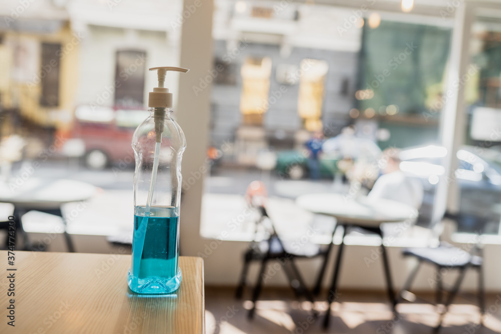 Sanitizer gel bottle against Novel coronavirus or Corona Virus Sanitizer gel bottle against Novel coronavirus or Corona Virus