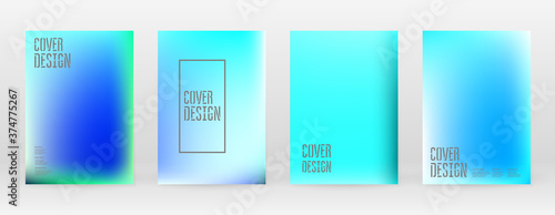 Pastel Soft. Vibrant Blue, Teal, Neon Concept.