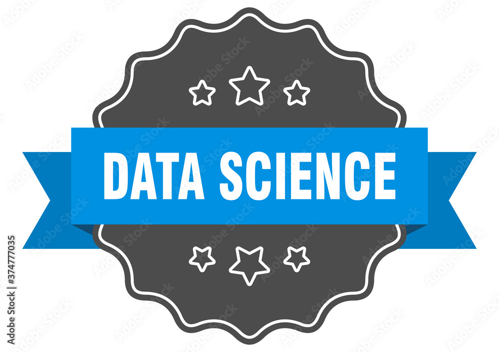 data science label. data science isolated seal. sticker. sign data science label. data science isolated seal. sticker. sign