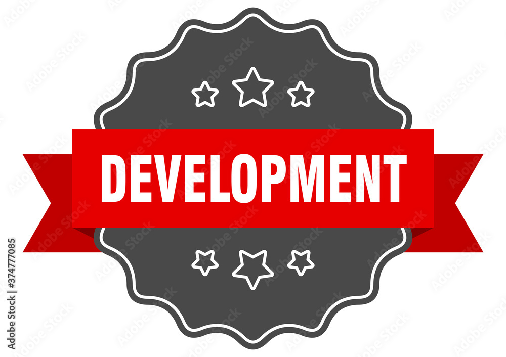 Fototapeta premium development label. development isolated seal. sticker. sign