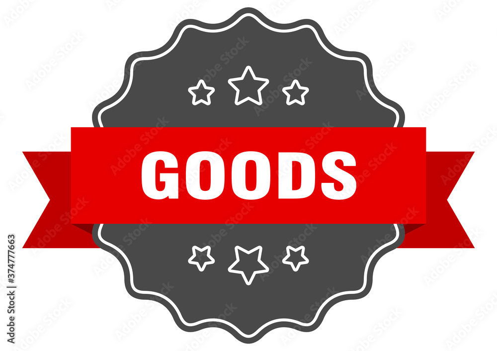 goods label. goods isolated seal. sticker. sign goods label. goods isolated seal. sticker. sign