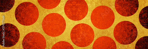 バナーサイズの水玉模様