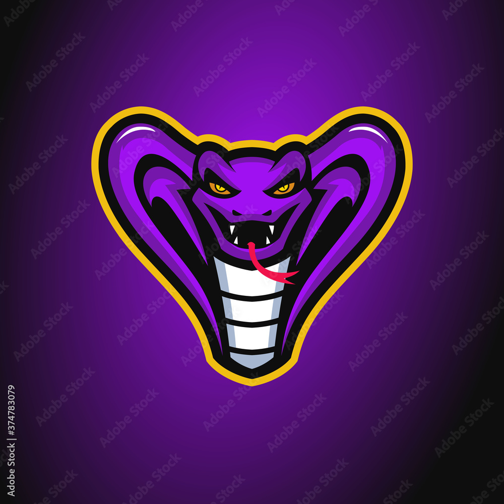 Obraz premium The King Cobra Esports Logo
