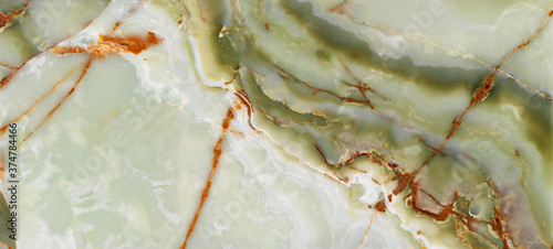 Fototapeta Naklejka Na Ścianę i Meble -  green onyx marble with high resolution